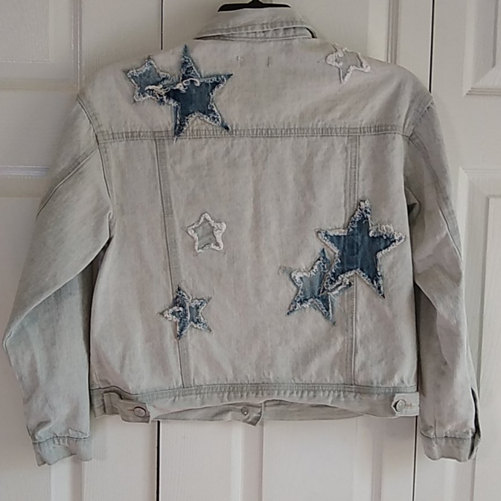 Epic Threads star destress jean jacket - Picture 8 of 8